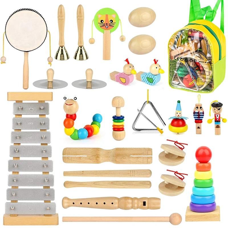 Educational Montessori Wooden Toy Musical Instruments